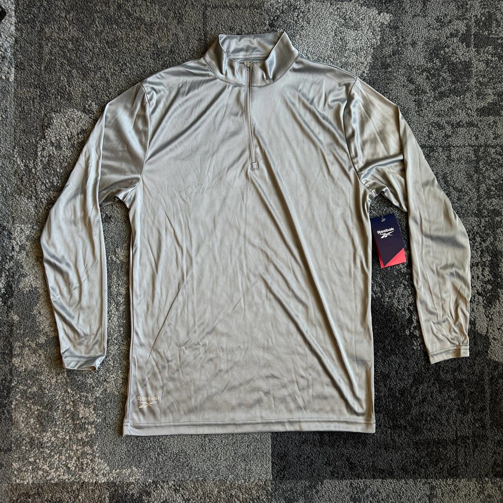 Reebok Gray Activewear Sweatshirt NEW Men's Size Medium